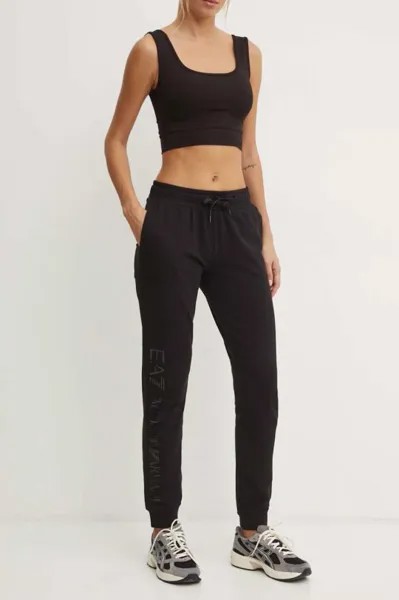 Спортивные штаны EA7 Emporio Armani, черный