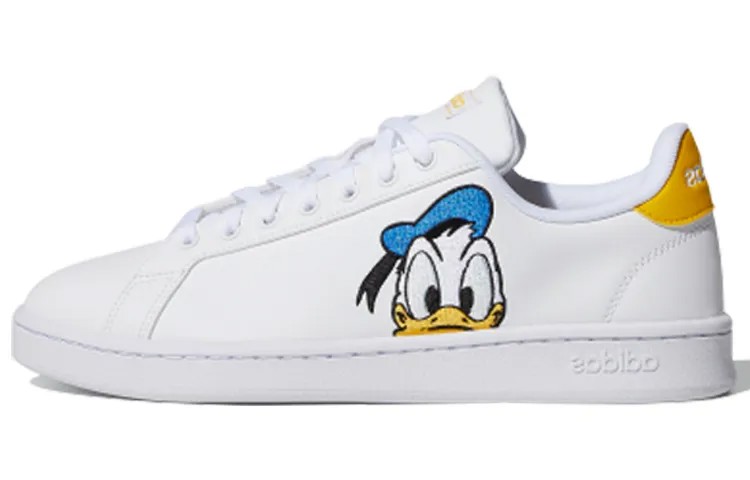 Кроссовки унисекс для скейтбординга Adidas Neo Grand Court Disney, белые