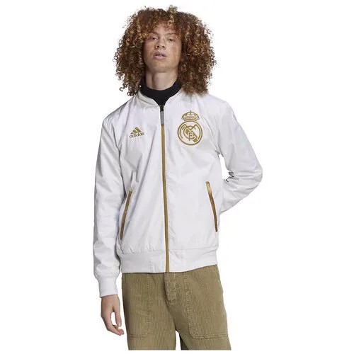 Куртка Adidas Real Madrid Bomber HA2530, р-р M, Белый
