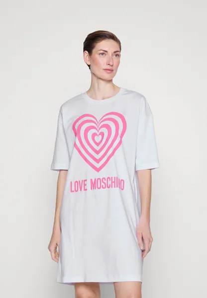Летнее платье Love Moschino, белый