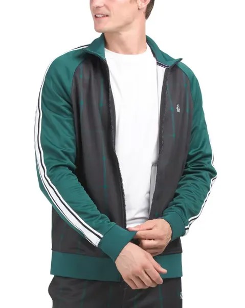 Спортивная куртка двойной вязки Original Penguin, цвет June Bug