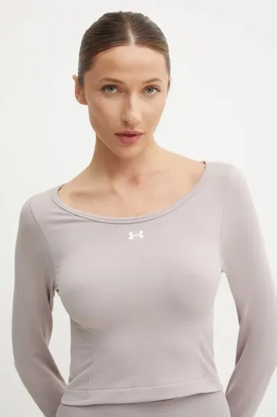 Бесшовные тренировочные шорты с длинными рукавами Train Under Armour, фиолетовый