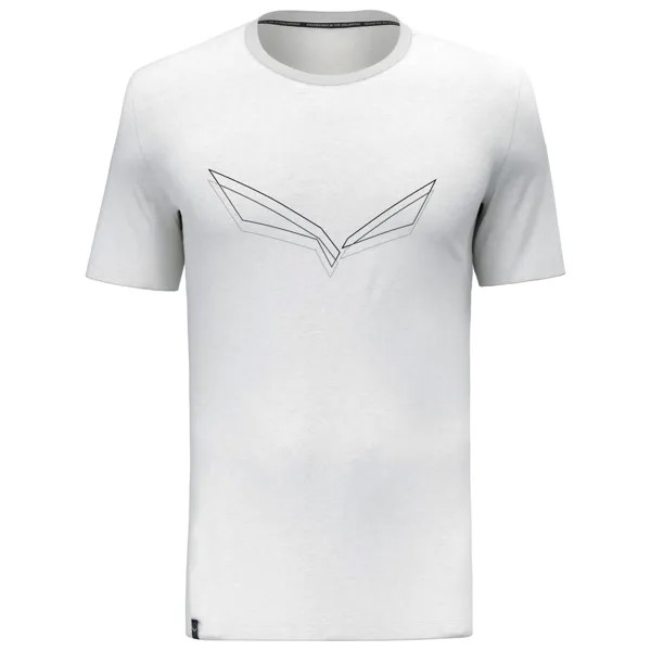 Функциональная рубашка Salewa Pure Eagle Frame Dry T Shirt, белый