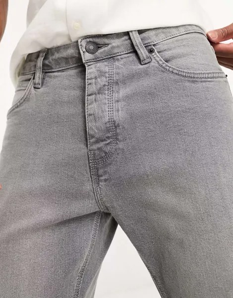 Серые джинсы узкого кроя French Connection