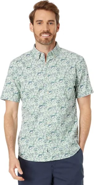 Рубашка с коротким рукавом Faherty, цвет Riptide Floral Batik