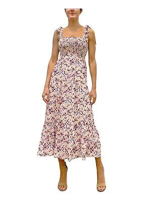 SAM EDELMAN Женский белый пуловер на подкладке с галстуком без рукавов Midi Fit + Flare Dress 2