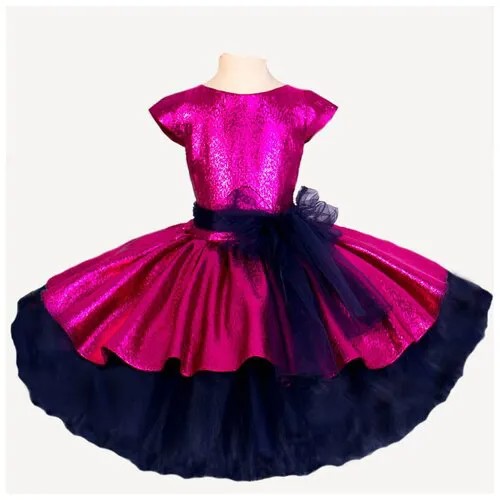 Платье Laura, размер 116, розовый, синий