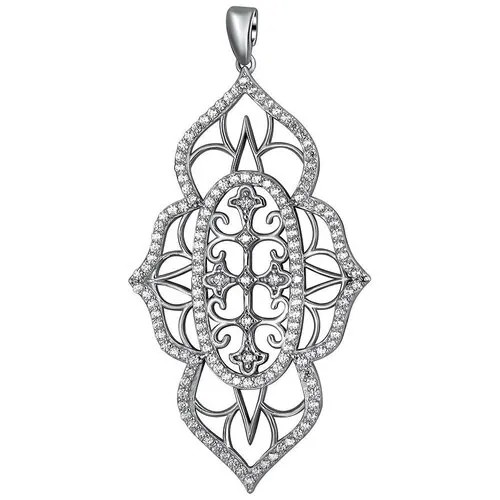 Подвеска с 141 фианитом из серебра 01П1511453 Эстет