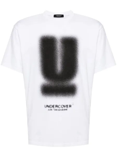 Undercover футболка из хлопка с логотипом, белый