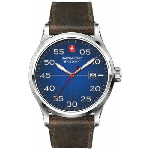 Наручные часы Swiss Military Hanowa Land Швейцарские наручные часы Swiss Military Hanowa 06-4280.7.04.003, коричневый