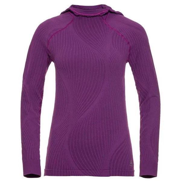 Худи Odlo ML Pure Ceramiwarm, фиолетовый