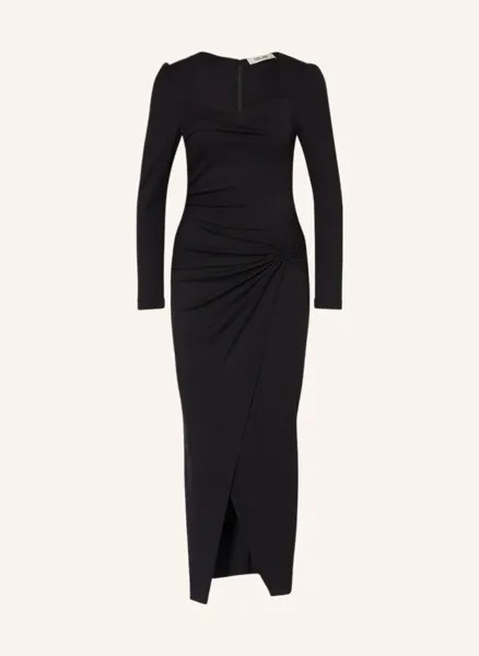 Трикотажное платье hughie  Diane Von Furstenberg, черный