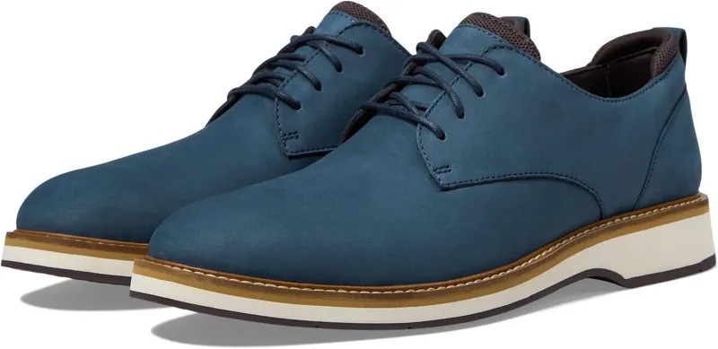 Оксфорды Cole Haan Osborn Grand 360 Plain Toe Oxford, цвет Navy Nubuck/Ivory
