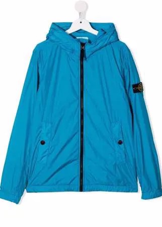 Stone Island Junior куртка на молнии с капюшоном