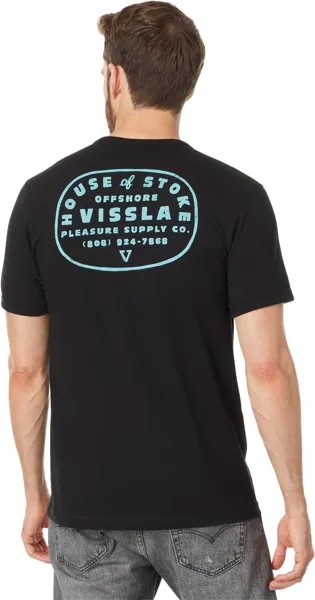 Футболка House of Stoke из органического материала с короткими рукавами VISSLA, цвет Phantom