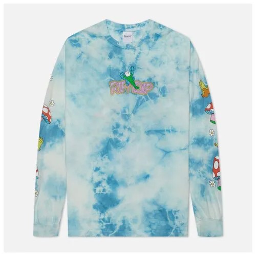 Мужской лонгслив Ripndip Best Wishes голубой , Размер L