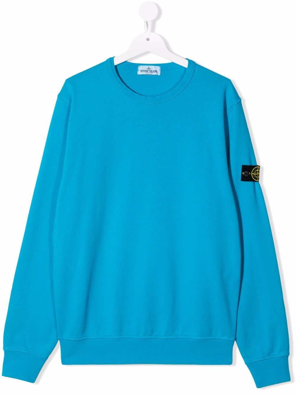 Stone Island Junior толстовка с нашивкой-логотипом