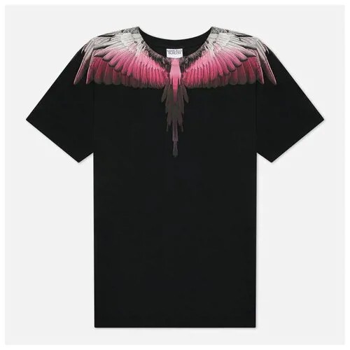Мужская футболка Marcelo Burlon Wings Regular чёрный , Размер M