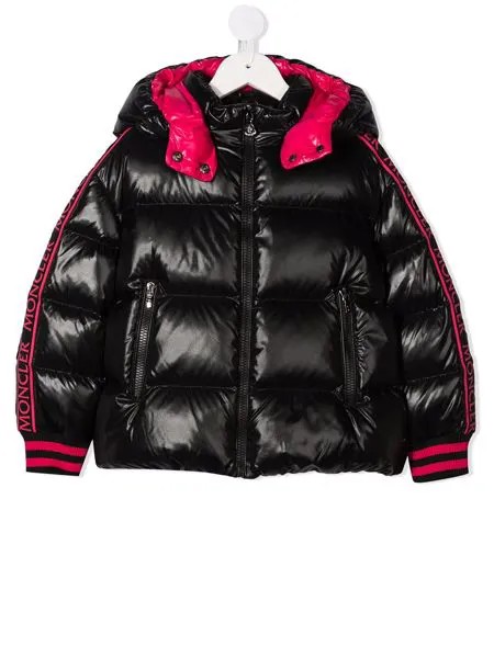Moncler Enfant пуховик с капюшоном