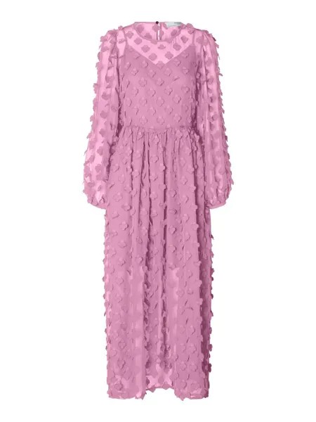 Платье Selected Kysha, темно-розовый