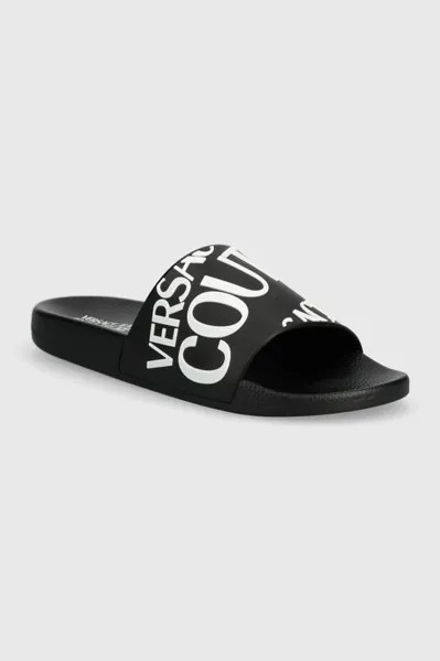 Шлепанцы Shelly Versace Jeans Couture, черный