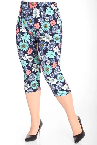 Бриджи женские AlmondShop 9056.С1 разноцветные 58 RU