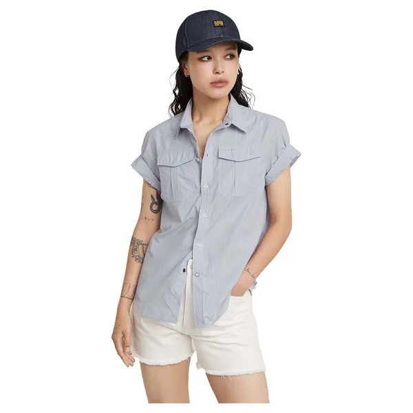 Рубашка G-Star Military Button Down, фиолетовый