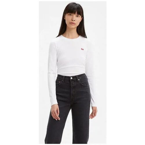 Лонгслив Levi's, размер XS, белый