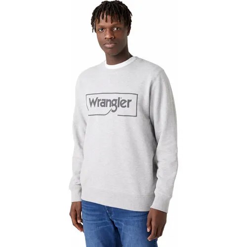 Свитшот Wrangler, размер L, серый
