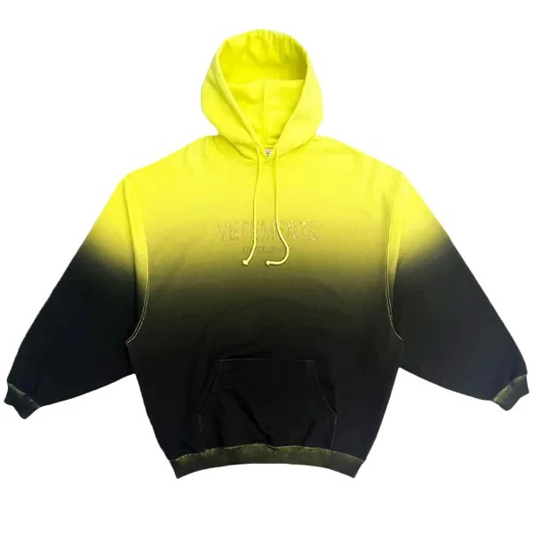 Худи Vetements Gradient Logo Limited Edition, цвет Жёлтый