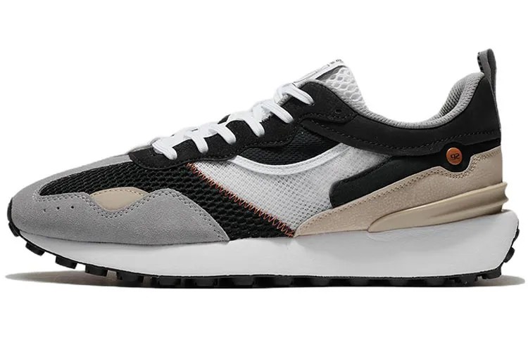 LINING Fangyuan Classic Lifestyle Shoes Men Low-top Black/intergray/standard White