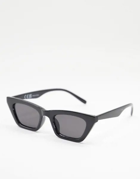 Солнцезащитные очки «кошачий глаз» в черной оправе Liars & Lovers-Черный цвет