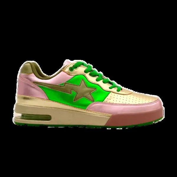 Кроссовки BAPE Pharrell x Roadsta FS-034 Low 'Yellow Green', золотой