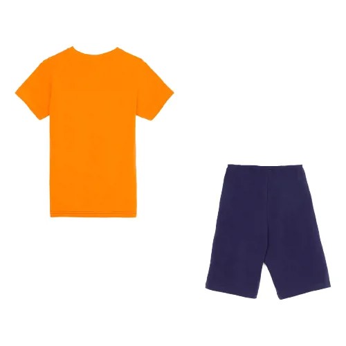 Комплект для мальчика (футболка/шорты) А.BK1481FSH, цвет оранжевый, рост 122