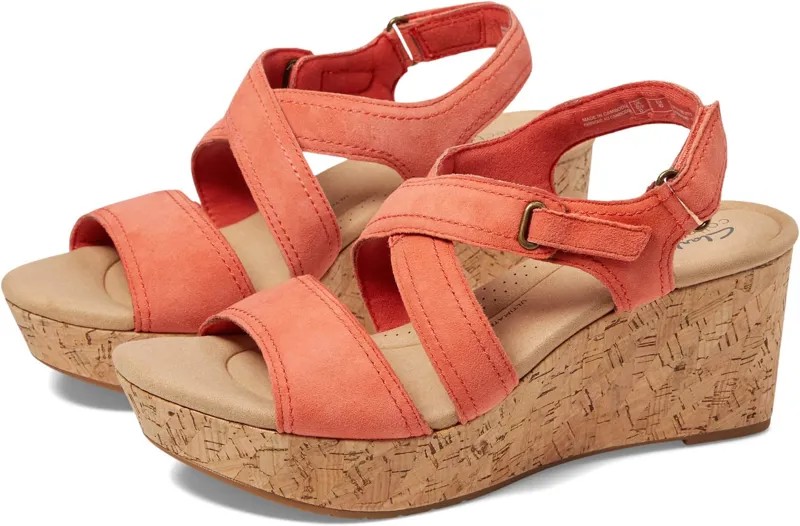 Босоножки Rose Way Clarks, цвет Grenadine Suede