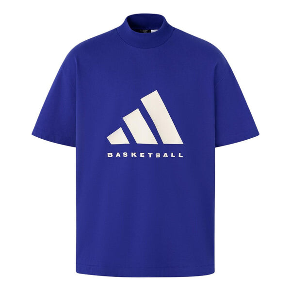 Футболка баскетбольные Футболка азиатские размеры Adidas, синий