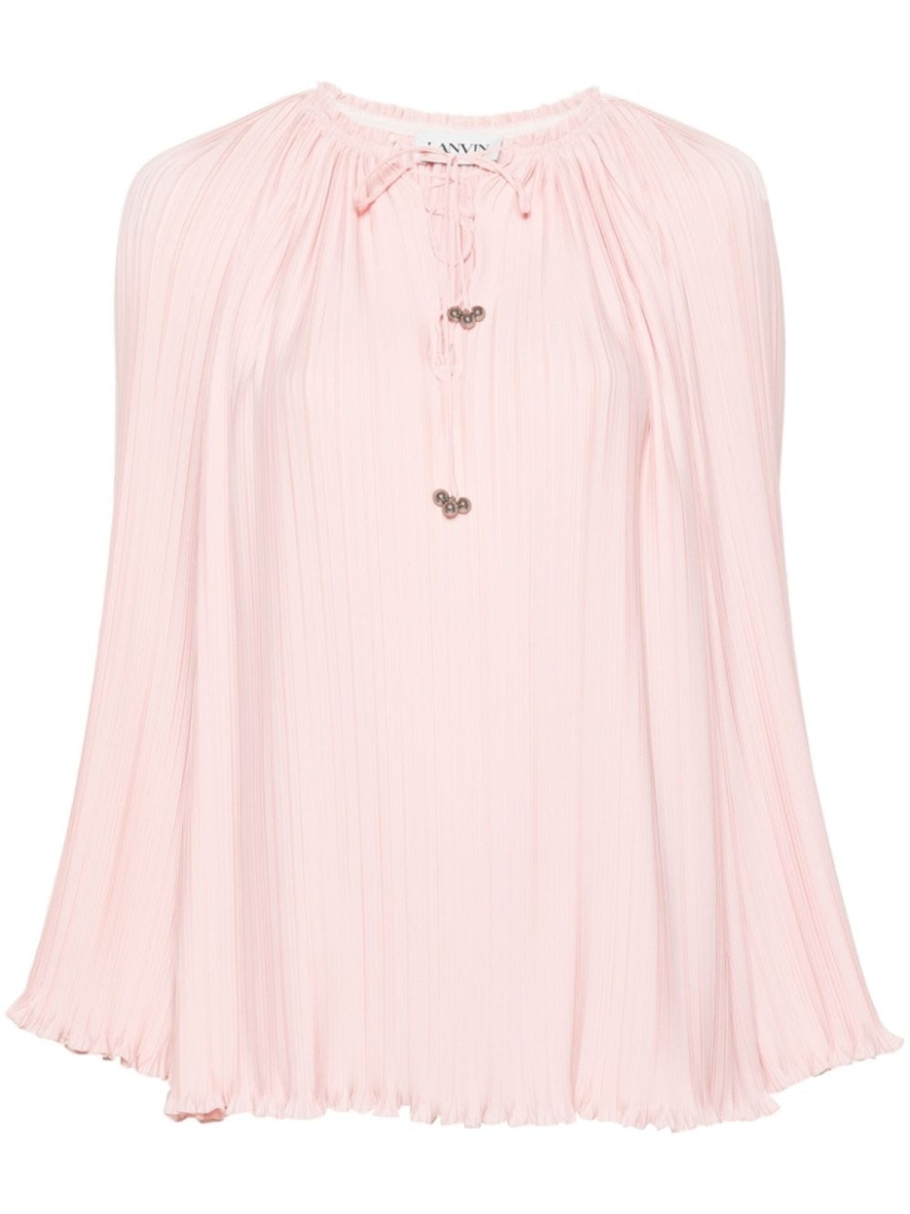 Блузка с длинными рукавами Lanvin, розовый