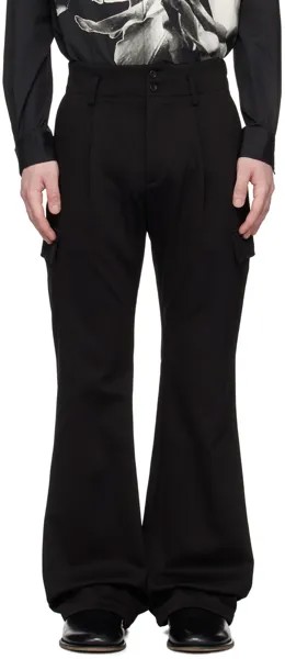 Черные брюки карго со складками TAAKK