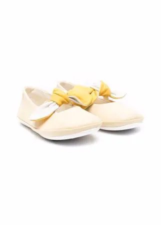 Camper Kids балетки с бантами