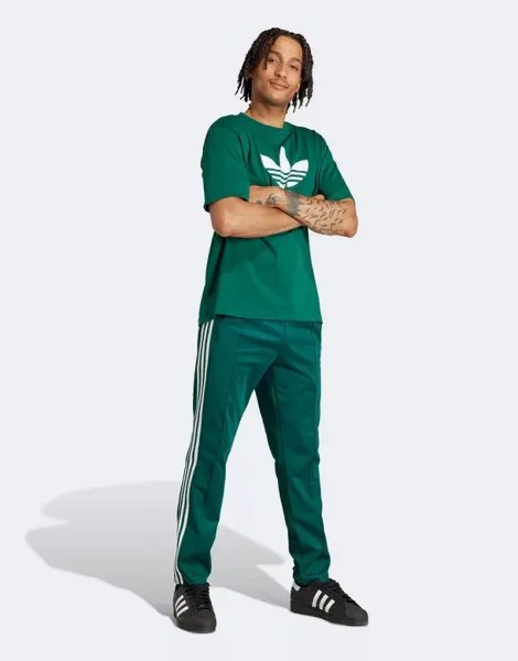 Зеленые спортивные брюки adidas Adicolor Classics Beckenbauer adidas Originals