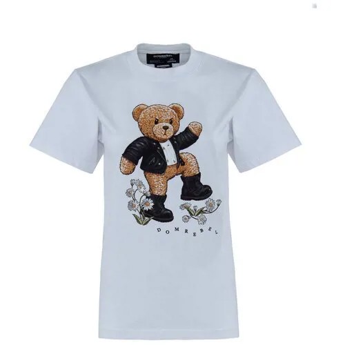 Футболка Dom Rebel STOMP.OVER TEE белый+принт xs