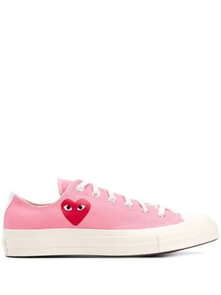 Comme des Garçons кеды Chuck 70 из коллаборации с Converse, розовый