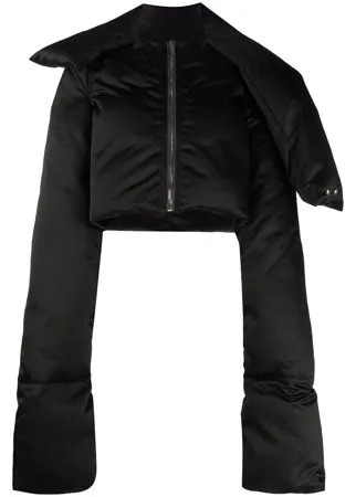 Rick Owens укороченная куртка Moutain Babel асимметричного кроя