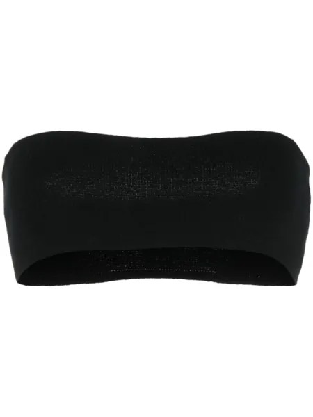 Allude укороченный кашемировый топ, черный
