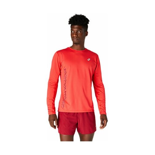 Лонгслив мужской ASICS RUN LS TOP ELECTRIC RED