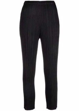 Pleats Please Issey Miyake укороченные плиссированные брюки
