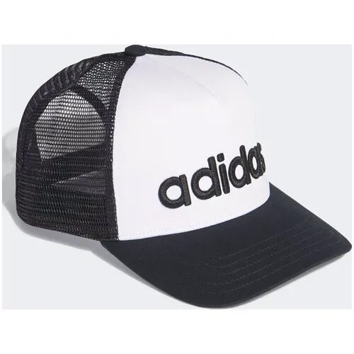 Кепка ADIDAS Curved Trucker р.OSFM (58-60) (белый-черный) GE1162