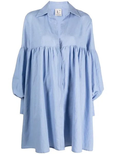 L'Autre Chose платье-рубашка с длинными рукавами