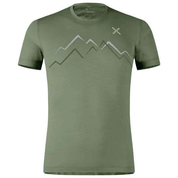 Рубашка из мериноса Montura Merino Skyline T Shirt, цвет Verde Salvia