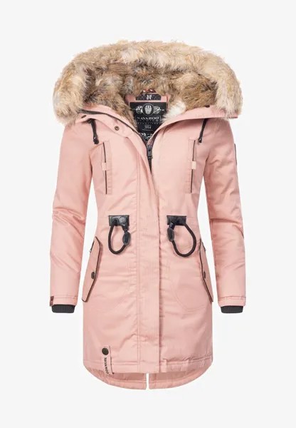 Пальто зимнее Navahoo с карманами на груди, розовый